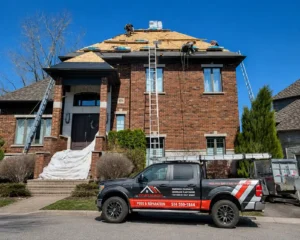 réparation toiture couvreur boucherville