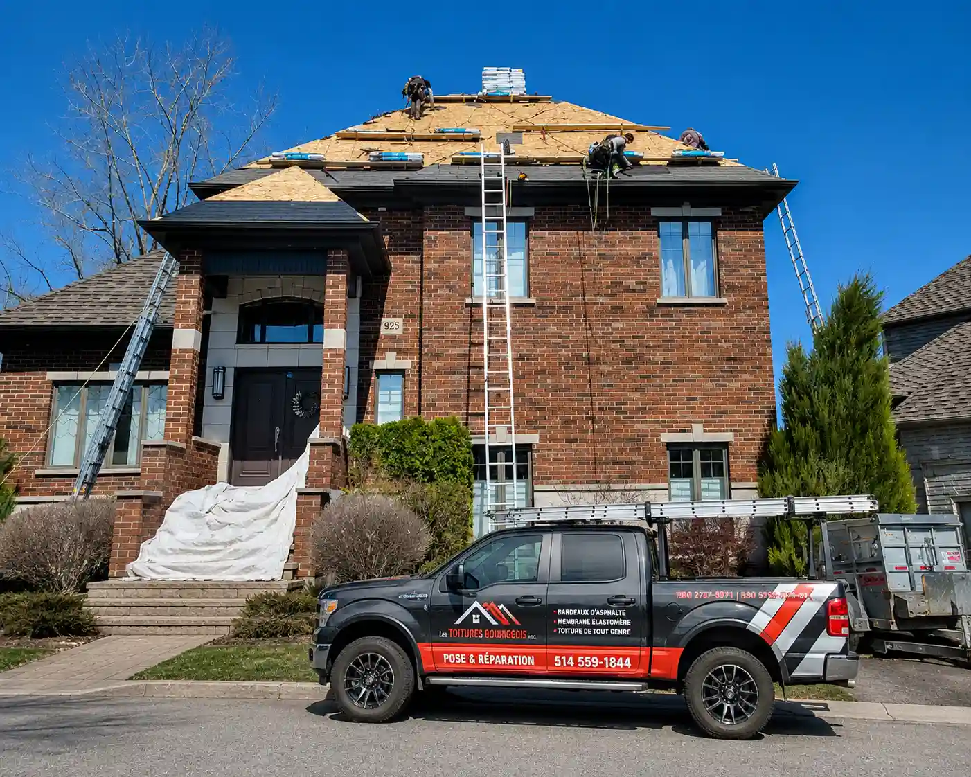réparation toiture couvreur boucherville