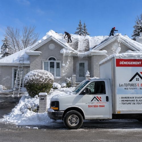 deneigement toiture brossard longueuil rive sud
