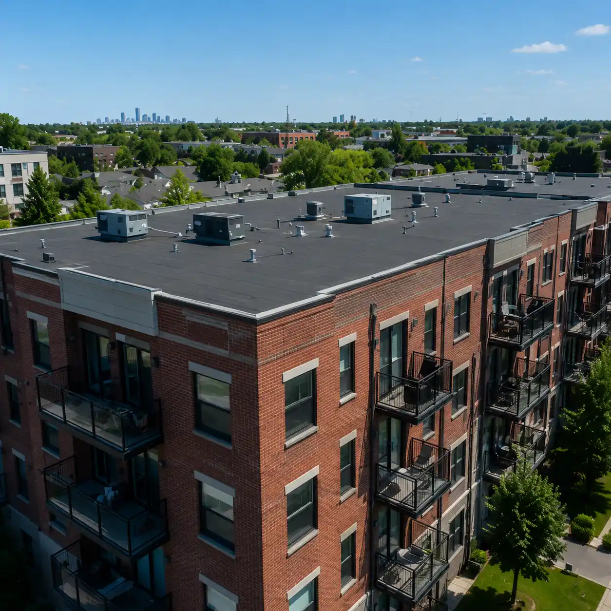 réparation remplacement toit plat beloeil